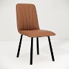 ATJafurn Faux Leather Upholstered Dining Chairs Side Chairs with Carbon Steel Legs - 2 of 4
