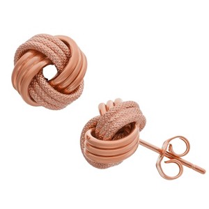 Giorgio Di Vicenza 14K Gold Italian Love Knot Stud Earrings - 1 of 2