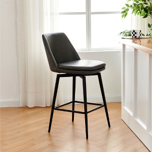 Spruce&Spring Counter Height Swivel Barstool Set - 1 of 4