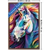Trends International Tina Lavoie - Glamour Girl Unicorn Framed Wall Poster Prints - 3 of 4