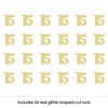 Big Dot of Happiness Gold Glitter 15 - No-Mess Real Gold Glitter Cut-Out Numbers - 15th Birthday Party Confetti - Set of 24 - 2 of 4