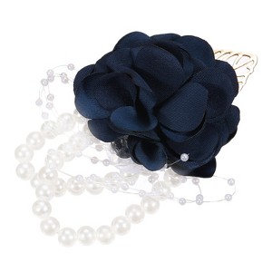 Unique Bargains Decorative Wedding Prom Party Artificial Rose Wrist Corsages 3.54" x 2.76" - 1 of 3