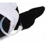 HalloweenCostumes.com    Adult Orca Sprazy Hat, Black/White - 2 of 4