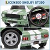 12V Ride on Toys for Toddlers with Remote Control, Licensed Ford  Shelby Kids Electric Vehicle with Safety Belt, 2 Speeds - 4 of 4