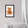 Wynwood Studio 15"x21" Pily Montiel Teddy Bear Symbols and Objects Framed Art Print: Modern Digital Art, Entertainment Theme, Black Frame - 3 of 4