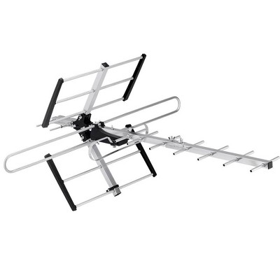 Monoprice Long Range Directional Outdoor VHF and UHF HDTV Antenna, 70 Mile Range, Anti-Rust, Waterproof and Weather Resistant