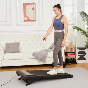 2.5HP Under Desk Portable Treadmill for Home, Office, 300Lbs Capacity, 41.3x16.5in Walking Jogging Machine Pad with Remote Control & LED Display - 1 of 4