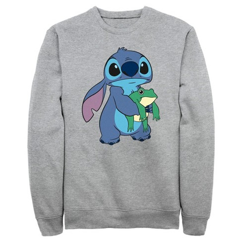 Men's Lilo & Stitch Froggie Stitch Sweatshirt - Athletic Heather - Medium :  Target