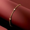 Pure Collection by Ross-Simons 0.20 ct. t.w. Bezel-Set Diamond Station Bracelet in 14kt Yellow Gold - 2 of 4