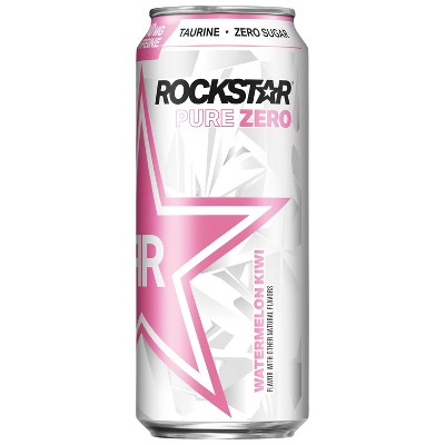 Rockstar Pure Zero Watermelon Kiwi Energy Drink - 16 fl oz Can