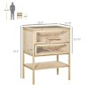 3 Tier Wooden Hamster Cage with Shelf,Ventilated Small Animal Hutch with Openable Top and Front Door – LAOTIES - 2 of 4