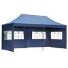 Whisen 10 x 20 Pop Up Canopy Tent with Sidewalls and Roller Bag, Heavy Duty Party Tent, Height Adjustable - 3 of 4