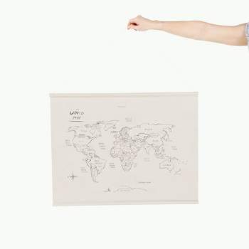 Gathre Horizontal World Map Kids' Poster