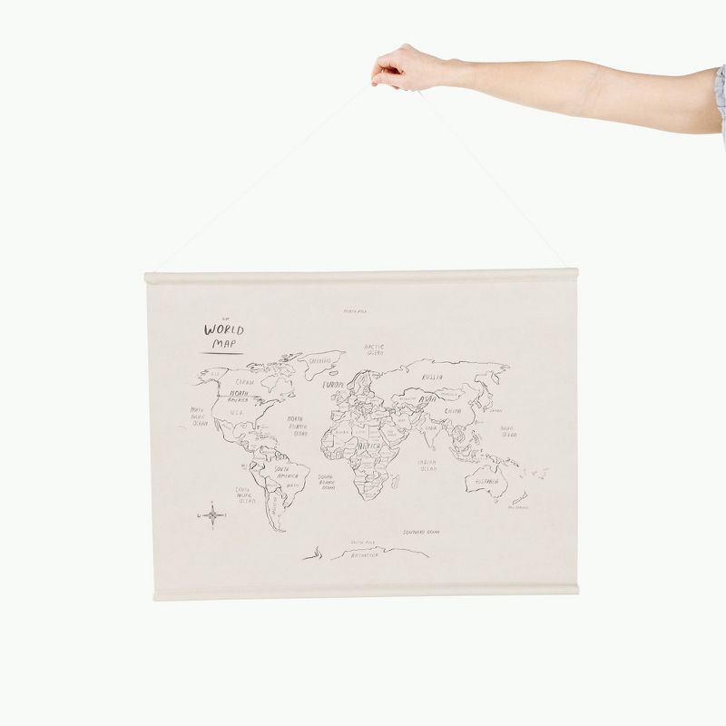 Gathre Horizontal World Map Kids&#39; Poster, 1 of 4