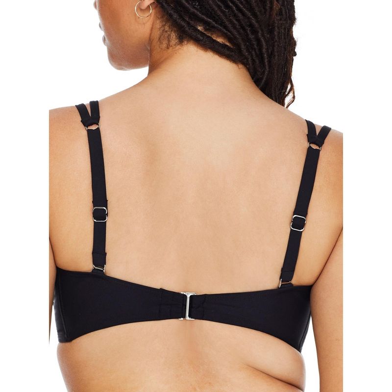 Birdsong Women's Eco Onyx Wrap Bikini Top - S10145-EONYX, 2 of 3