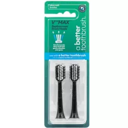 2 Pack V++MAX Replaceable bristle heads for A Better Electric Toothbrush Only
