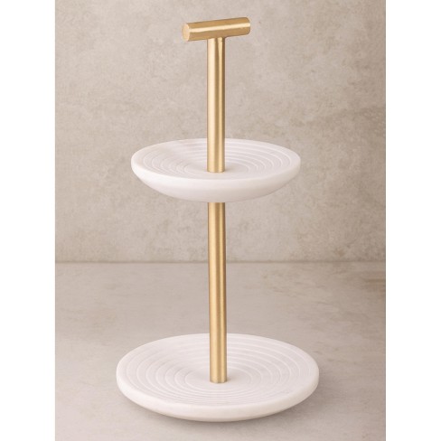 Regalia Tiered Marble Jewelry Stand - image 1 of 3