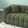 NicBex Couches for Living Room 80"Inch Modern Teddy Upholstered 3 Seater Sofa Couch with Sturdy Hardware Foot Support and 2 Throw Pillows - 4 of 4