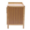 YIYIBYUS Bedside Cabinet with 3 Drawers Modern Bedside Nightstand- Log Color - 4 of 4