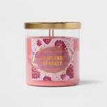 Jar Candle Raspberry Sparkle Berry Pink - Opalhouse™