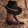 Underwraps Costumes Cowboy Hat with Bull Head Band Adult Costume Accessory|Black - image 3 of 4