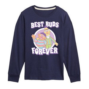 Boys' - Sesame Street - Best Buds Forever Long Sleeve Graphic T-Shirt - 1 of 3