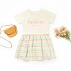 The Juniper Shop Forever Chasing Sunsets Sun Toddler Dress - 5/6T - Natural Stripe - 2 of 4