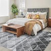 Washable Geometric Runner Rug - Non-Slip Low Pile Carpet for Kitchen, Hallway, Entryway, Laundry Room, Living Room, Bedroom - 4 of 4