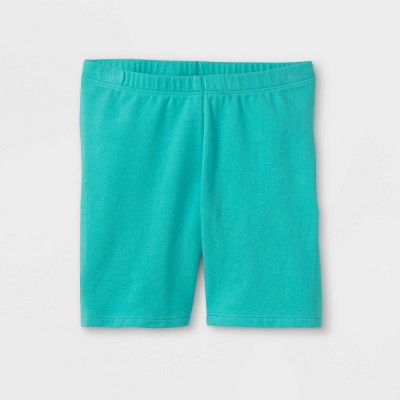 Toddler Girls' Bike Shorts - Cat & Jack™ Teal Green 12m : Target