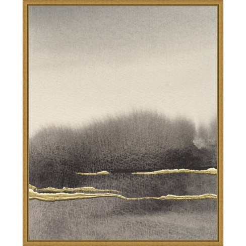 16" x 20" Trees After the Storm II by Chris Paschke Framed Wall Canvas - Amanti Art: Modern Lithograph, Gold Frame, Sawtooth Back - image 1 of 4