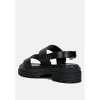 Joan Dual Strap Platforms Sandals With Buckle - 3 of 4