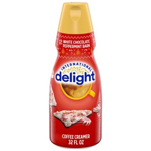 International Delight White Chocolate Peppermint Bark Creamer - 32 fl ...