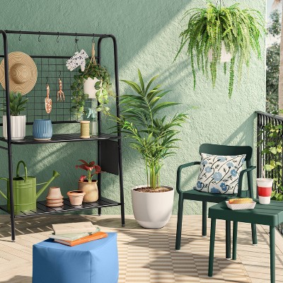 A-Frame Metal Outdoor Potting Bench Black - Room Essentials&#8482;_6