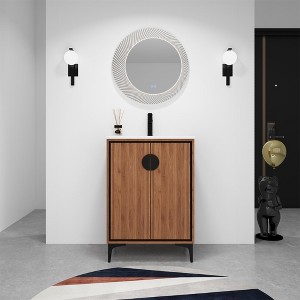 Single Sink Bathroom Vanity, With 2 Soft Closing Doors, Bathroom Vanity With Top Sink, Modern Bathroom Storage Cabinet For Home Bathroom Decoration - 1 of 4