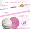 PartyWoo Crepe Paper Streamers Metallic Gold White Pink 8 Rolls 656 ft 1.8 Inch x 82 Ft Roll - 3 of 4