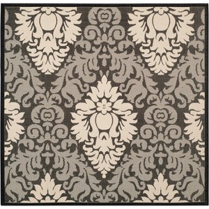 Courtyard CY2714 UV & Stain Resistant Non-Shedding Power Loomed Indoor/Outdoor Rugs - Safavieh - 1 of 4