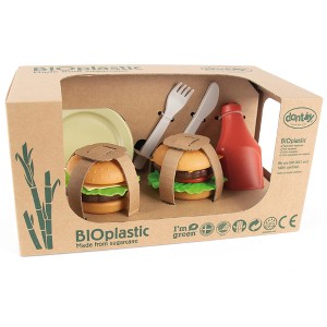 BIO Burger Food Playset, 19 Pieces - 1 of 4