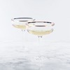 Twine Copper Rim Crystal Coupe Glasses, Electroplated Copper Rim - Set of 2, 10oz - 4 of 4