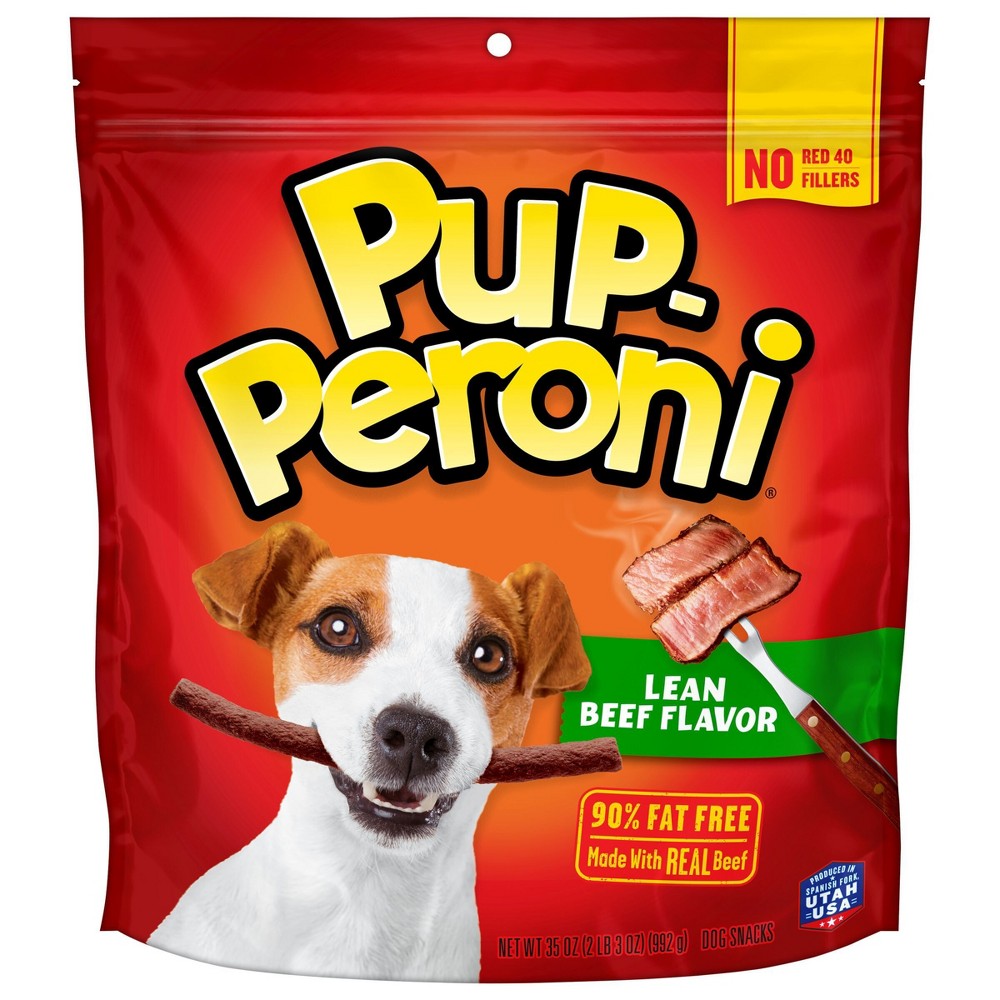 Photos - Dog Food Pup-Peroni Lean Beef Chewy Dog Treats - 35oz
