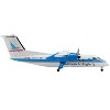 Bombardier Dash 8-100 Commercial Aircraft "American Airlines" White with Blue Stripes 1/400 Diecast Model Airplane by GeminiJets - 3 of 4