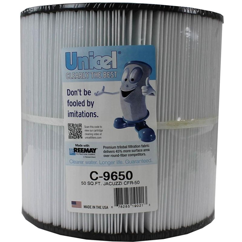 Unicel C-9650 Spa Replacement Filter Cartridge CFR 50 Sq Ft PJ50 FC-1460, 1 of 7