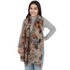 Anna-Kaci Fashion Floral Print Scarves Lightweight Winter Wrap Scarf Head Shawl for Women - 2 of 4