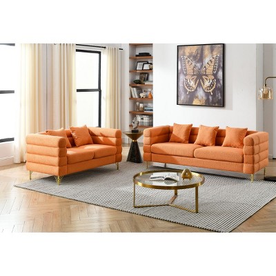 Cloud Couches,Lounge Sofa,Teddy Fabric Sectional Couch,Deep Sectional Sofa,Square Arm Couch-Cuddlewood