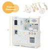 Costway Play Kitchen Pretend Play Cookware  Set Toys for Kids w/ Water Dispenser - 3 of 4