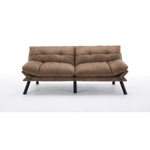 NicBex Modern Folding Sofa Bed, Versatile 2-in-1 Sleeper Sofa, Convertible Loveseat Sofa with Adjustable Armrests & Backrest, Couches for Living Room - 1 of 4