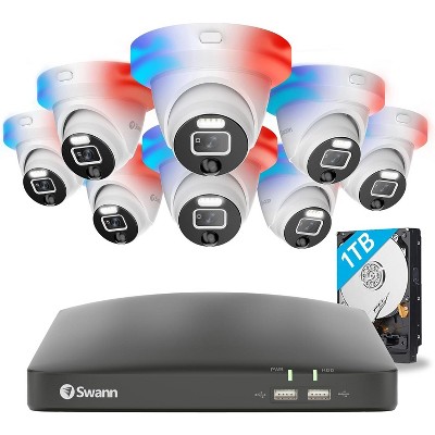 DVR8-4680 1080p / 1TB / 8x PRO-1080DER Dome Home Analog CCTV Cameras