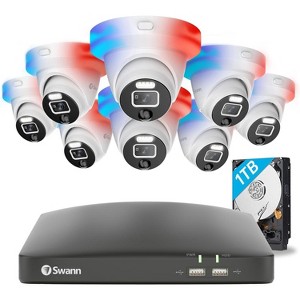DVR8-4680 1080p / 1TB / 8x PRO-1080DER Dome Home Analog CCTV Cameras - 1 of 4