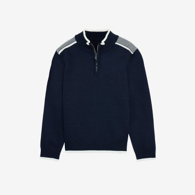 RAW X Kid's and Boy's Quarter-Zip Pullover Sweater
