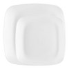 Smarty Had A Party Solid White Flat Rounded Square Plastic Dinnerware Set - 120 Sets - 2 of 4