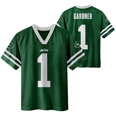 Nfl New York Jets Boys Short Sleeve Sauce Gardner Jersey M Target